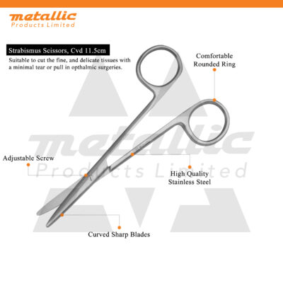 Strabismus / Tonsil Scissors 11cm CVD