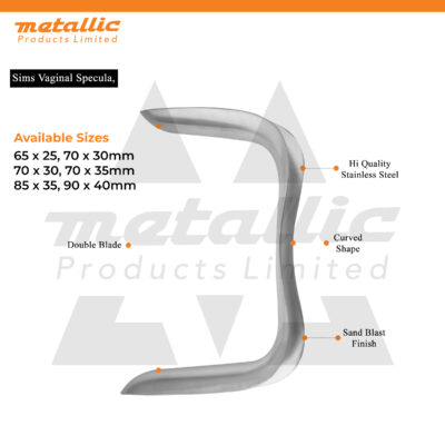Sims Vaginal Clamp Large Fig.3 – Stainless Steel Gynecological Instrument