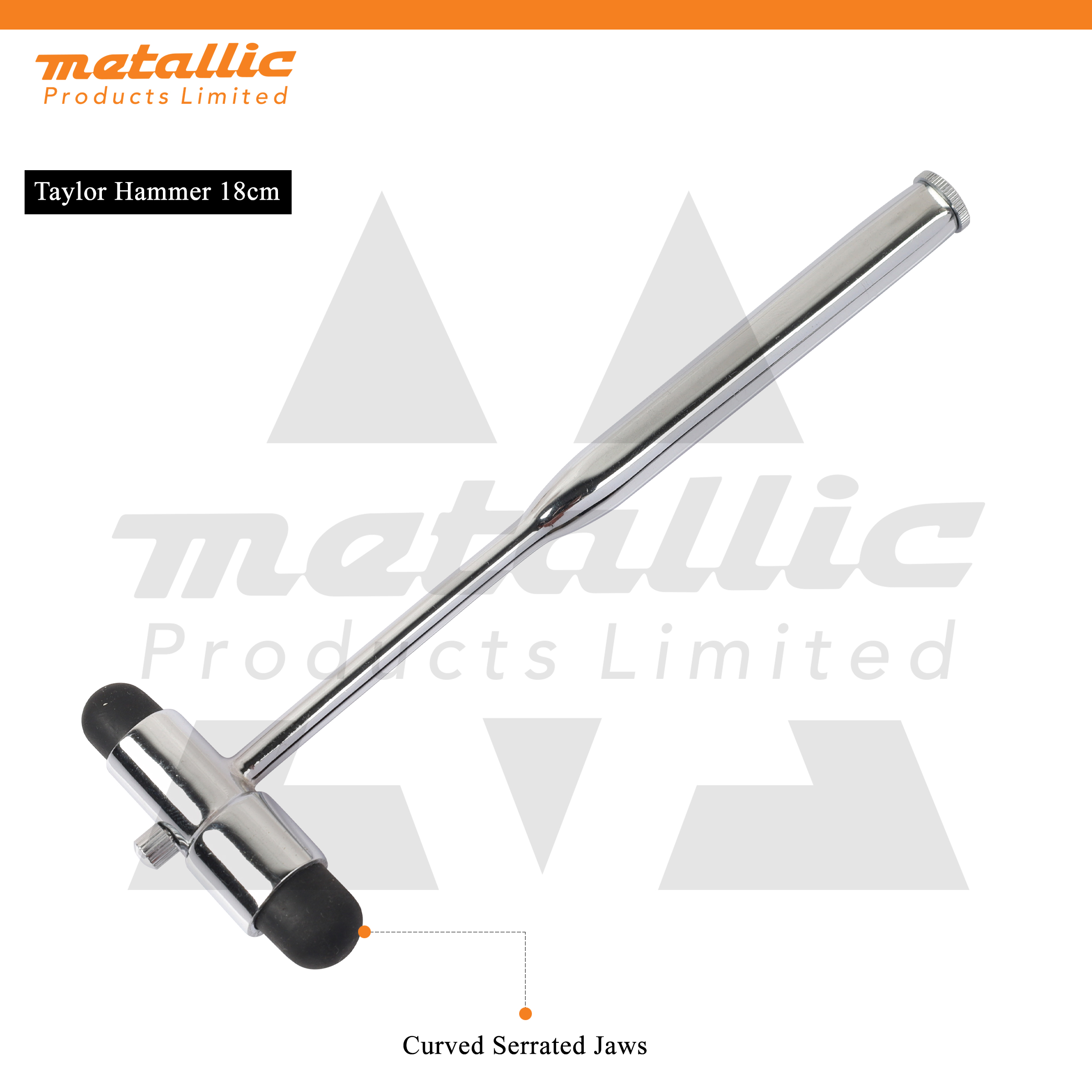 Buck Hammer 18cm – Professional Diagnostic Reflex Hammer