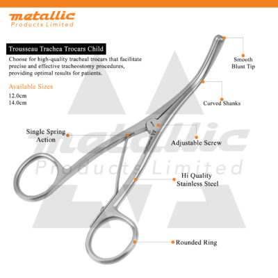 Trousseau Dilator 12cm Child – Precision Stainless Steel Pediatric Instrument