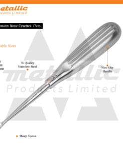 Volkmann Bone Curette 17cm Fig.2 – Precision Surgical Instrument