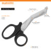 Plastic Handle Scissors 15cm – Durable & Comfortable Everyday Scissors