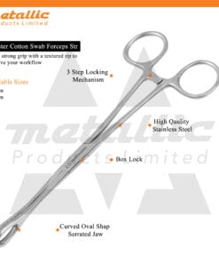 Sponge Dressing Forceps 20cm – Precision & Hygiene for Medical Use