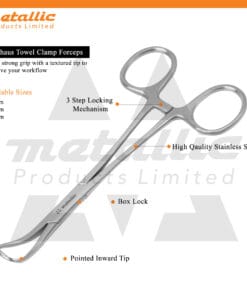 Backhaus Towel Forceps 11cm – Precision Surgical Instrument