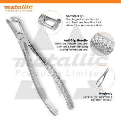 Extracting Forceps Fig.79 – Precision Dental Tool for Safe Tooth Extractions