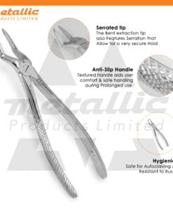Extracting Forceps Fig.51 – Precision Dental Tool for Safe Tooth Removal