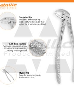 Extracting Forceps Fig.33 – Precision Dental Tool for Safe Extractions