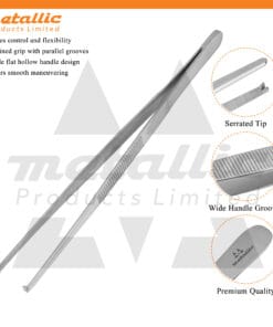 Dressing Tissue Forceps 14.5cm 1x2T – Precision Surgical Instrument