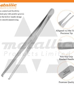 Dressing Tissue Forceps 13cm 1x2T – Precision Surgical Instrument
