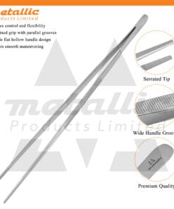 Medical Thumb Dressing Forceps Plain 25cm – Precision Wound Care Instrument