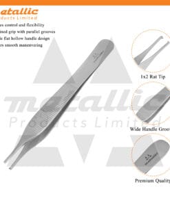 Adson Forceps 12 cm 1x2 Teeth – Precision Surgical Forceps
