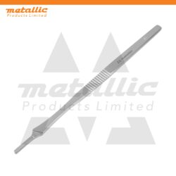 Scalpel Handle No. 7, professional surgical instrument, stainless steel scalpel handle, compatible with disposable blades #10–#15, surgical tool for hospitals, clinics, and laboratories