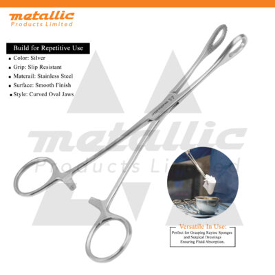 Sponge Dressing Forceps 20cm – Precision & Hygiene for Medical Use