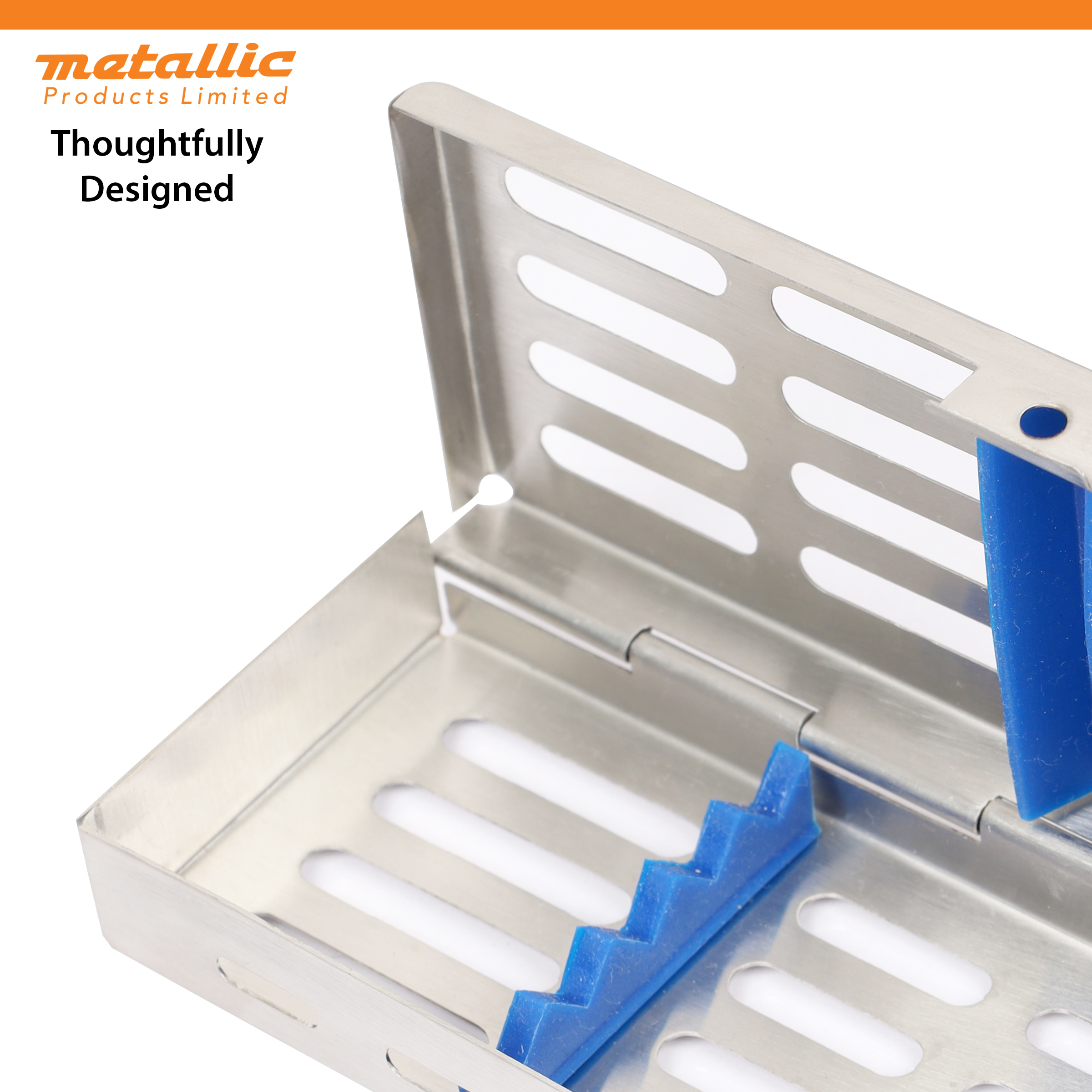 Instrument Cassettes with Furrow Holes (5 Instruments) – Blue