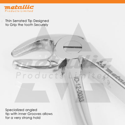 Extracting Forceps Fig.33 – Precision Dental Tool for Safe Extractions