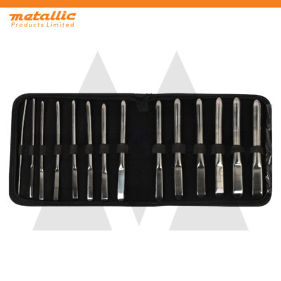 Hegar Urethral Dilator Set, 14 Pcs – OB/GYN Single-Ended Metal Dilators (4 mm to 17 mm)