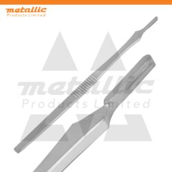 Scalpel Handle No. 7, professional surgical instrument, stainless steel scalpel handle, compatible with disposable blades #10–#15, surgical tool for hospitals, clinics, and laboratories