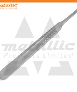 Scalpel Handle No. 4, professional surgical instrument, stainless steel scalpel handle, compatible with disposable blades #20–#25, surgical tool for hospitals, clinics, and laboratories