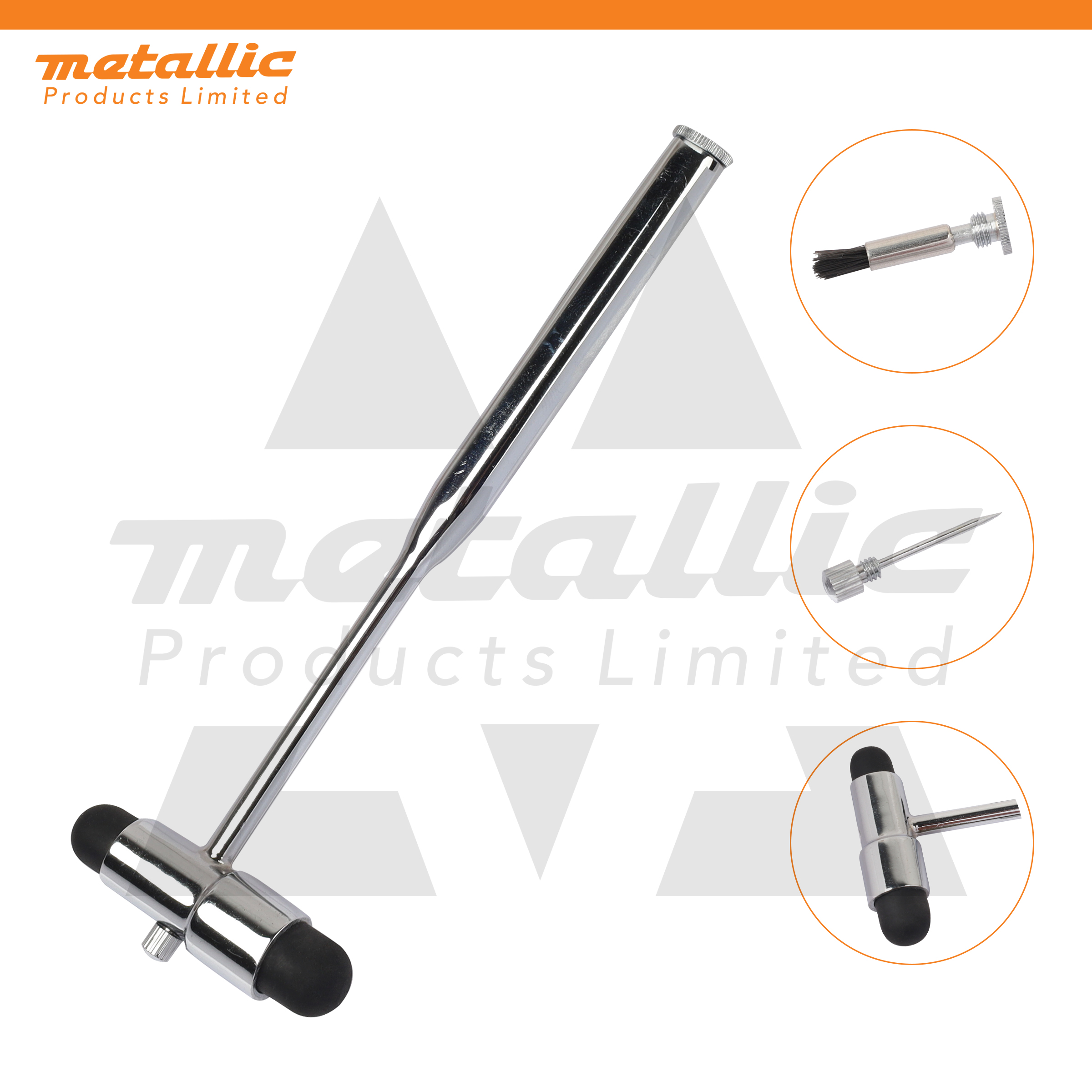 Buck Hammer 18cm – Professional Diagnostic Reflex Hammer