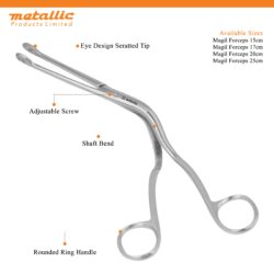 Magill Forceps 20cm – Precision Airway Management Tool