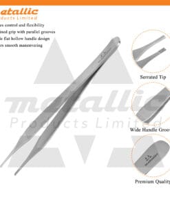 Brown Adson Forceps 12 cm 1x2 Teeth – Stainless Surgical Tissue Forceps