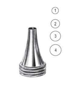 Hartmann Ear Specula for Adults (Set of 4 – 4mm, 5mm, 6mm & 7.5mm)