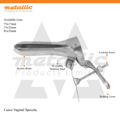 Cusco Vaginal Clamp Small – Precision Gynecological Instrument