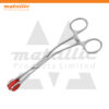 Young Tongue Holding Nipple Stretch Forceps 17cm with Silicon Pad