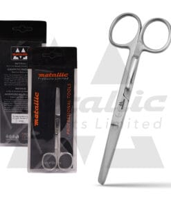 Nurses Scissors 13cm with Pocket Clip – Sharp/Blunt Stainless Steel Medical Tool