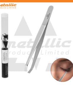 tong eyebrow tweezers 9cm, eyebrow tweezers UK, stainless steel eyebrow tweezers, precision eyebrow tweezers