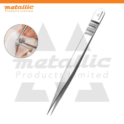 straight lash extension tweezer, stainless steel lash tweezers, precision lash tweezer, lash isolation tool, professional lash tool