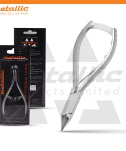 Premium stainless steel nail cutter 13cm with safety lock, ergonomic design, precise trimming, rust-resistant, perfect for home & salon use