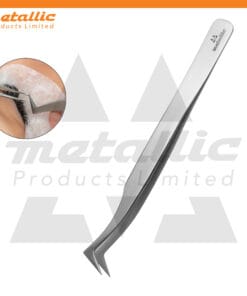 L-Type lash extension tweezers short tip, lash extension tweezers, precision lash tweezers