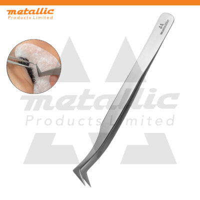 L-Type lash extension tweezers short tip, lash extension tweezers, precision lash tweezers