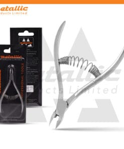 nail grooming tool, manicure tool, pedicure tool, spring-loaded cuticle nipper, precision cuticle trimmer, nail care tool, salon quality cuticle nipper