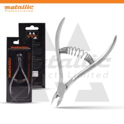 nail grooming tool, manicure tool, pedicure tool, spring-loaded cuticle nipper, precision cuticle trimmer, nail care tool, salon quality cuticle nipper