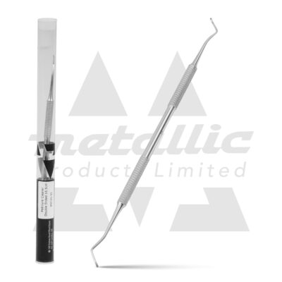 double ended pedicure cleaner, pedicure cleaner 16.5 cm stainless steel, toenail cleaner double ended tool, professional pedicure cleaner stainless steel, dual end nail cleaner pedicure tool, ergonomic pedicure cleaning tool