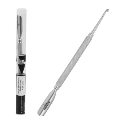 nail cuticle remover tool, dual end cuticle cleaner, metal cuticle remover UK, manicure cuticle tool, nail pusher stainless steel UK, gel nail polish remover tool, nail technician tools UK, professional nail grooming tools