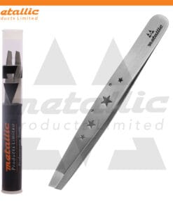 eyebrow tweezers slanted tip, stainless steel eyebrow tweezers, precision eyebrow tweezers, slanted tip tweezers for brows, professional eyebrow tweezers,