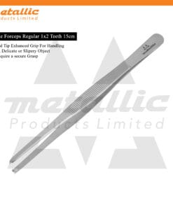 Tissue Forceps Regular 1x2 Teeth 15cm – Precision Surgical Instrument