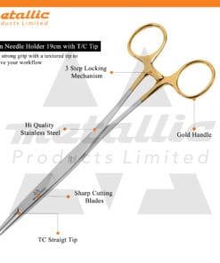 Olson Needle Holder 19cm with T/C Tip