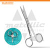 Surgical Nurse Scissors 13cm with Clip – Sharp Stainless Steel Medical Cutting Tool