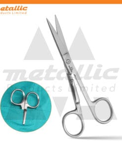 Surgical Nurse Scissors 13cm with Clip – Sharp Stainless Steel Medical Cutting Tool