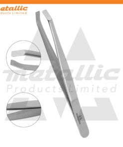 tong eyebrow tweezers 9cm, eyebrow tweezers UK, stainless steel eyebrow tweezers, precision eyebrow tweezers