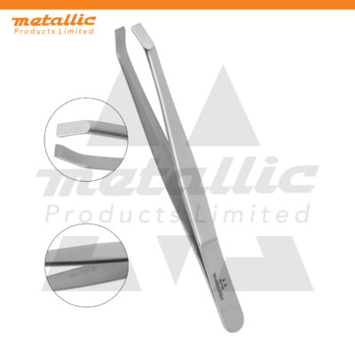 tong eyebrow tweezers 9cm, eyebrow tweezers UK, stainless steel eyebrow tweezers, precision eyebrow tweezers