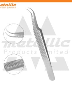 curved lash tweezers, fiber tip lash tweezers, mini lash extension tweezers, professional lash tweezers, precision lash tweezers fiber tip
