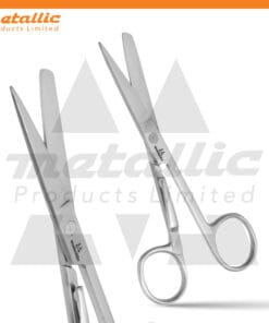 Nurses Scissors 13cm with Pocket Clip – Sharp/Blunt Stainless Steel Medical Tool