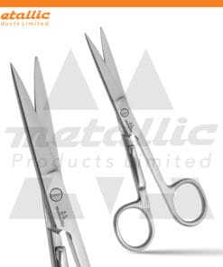 Surgical Nurse Scissors 13cm with Clip – Sharp Stainless Steel Medical Cutting Tool