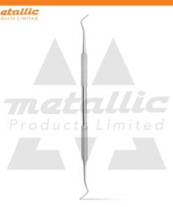 double ended pedicure cleaner, pedicure cleaner 16.5 cm stainless steel, toenail cleaner double ended tool, professional pedicure cleaner stainless steel, dual end nail cleaner pedicure tool, ergonomic pedicure cleaning tool