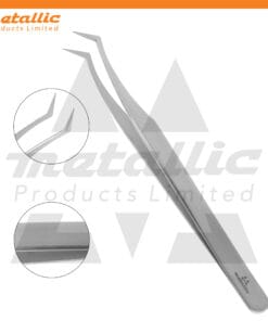 14cm L-Type Volume Eyelash Extension Tweezers, volume lash tweezers, L-Type lash tweezers, professional eyelash tweezers, stainless steel lash tweezers
